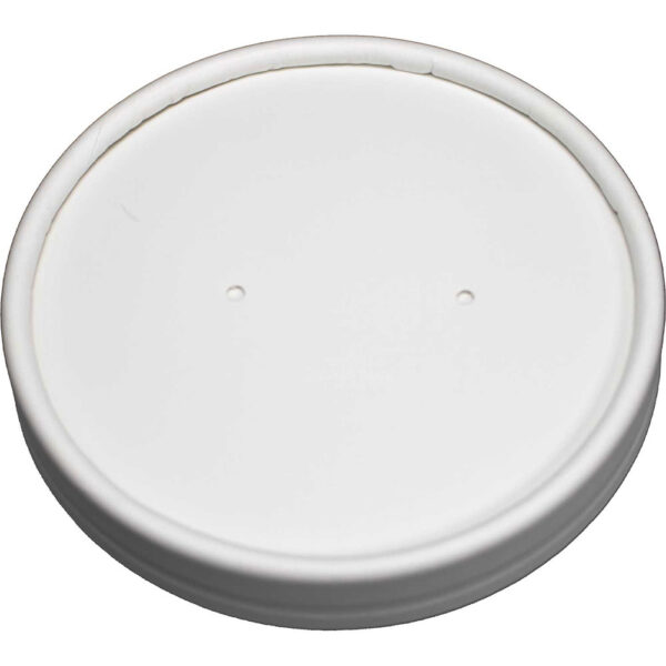 Vented White Paper Lid for 24oz/32oz (500/Case)