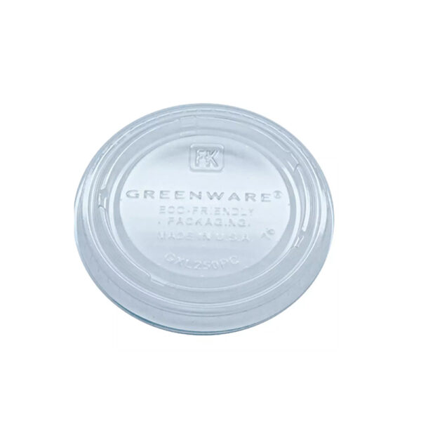 9509111 GREENWARE PLA BIOPOLYMER LID FOR GC90F- GS12S- GS20 ECO-FRIENDLY (1000/CS)