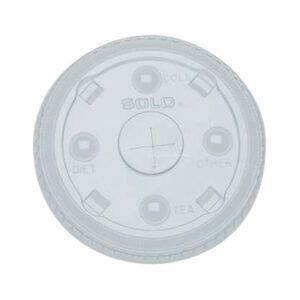 12cl Polystyrene Straw Slot Lid For 12cd Cold Cups (1000/CS)