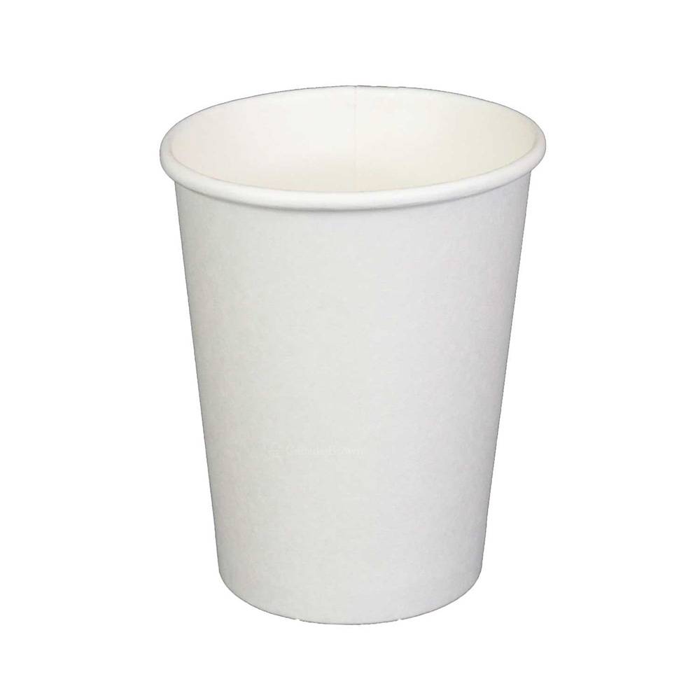 10oz Plain White Paper Cup (1000/CS)