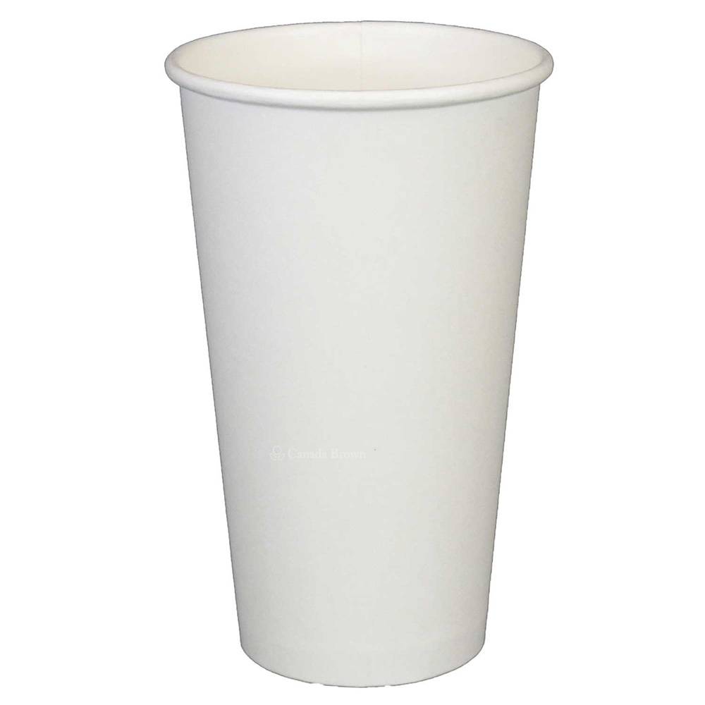 16oz Plain White Paper Cup (1000/CS)