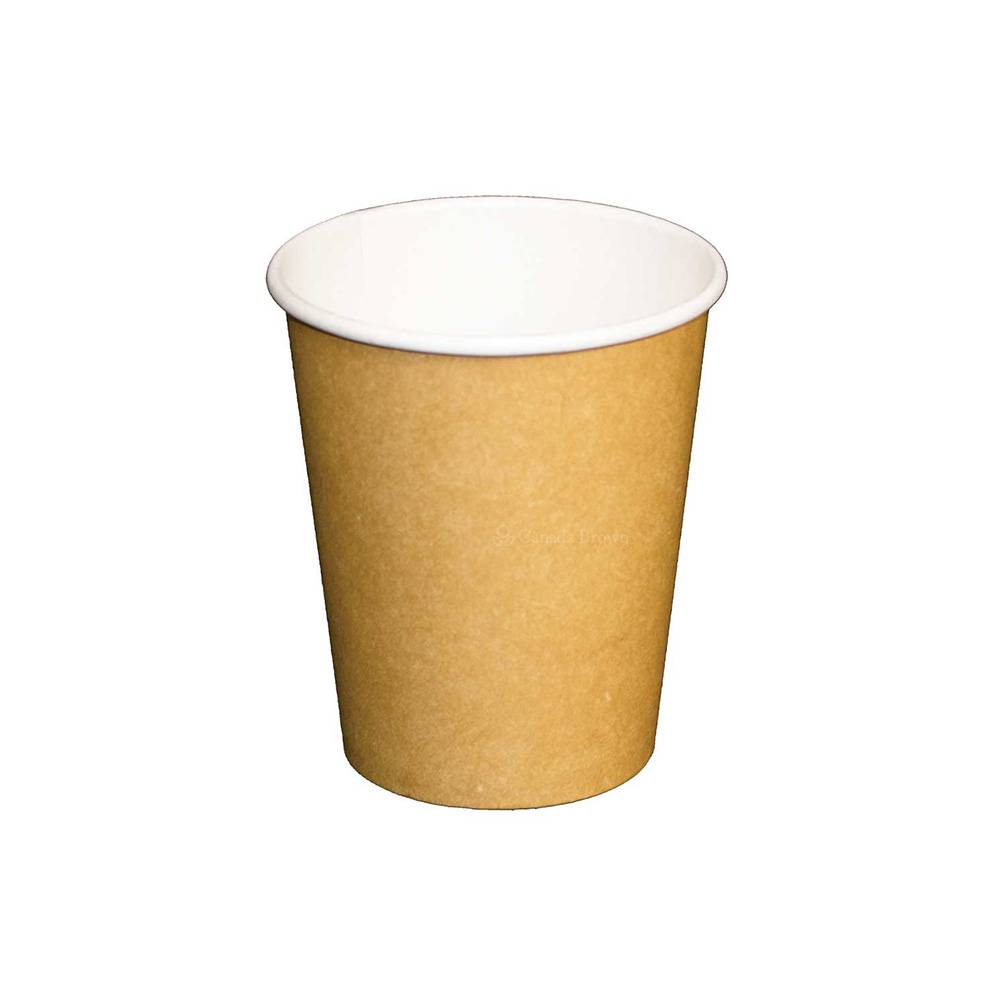 8oz Plain Kraft Paper Cup (1000/CS)