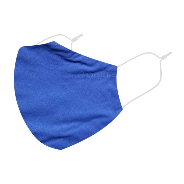 Reusable 3 Layer Water Blue Fabric Protective Washable Earloop Face Masks