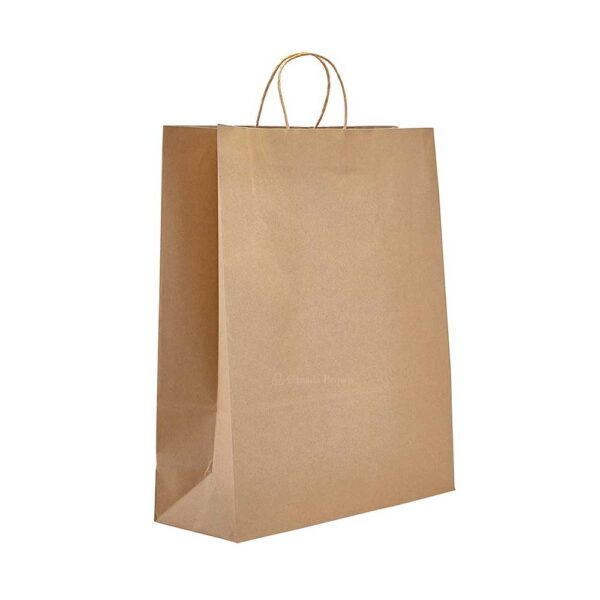 16 x 6 x 19.25 Kraft Twisted Handle Paper Bags 200/Case