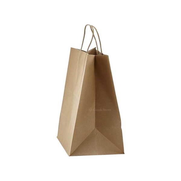 10 x 6.75 x 12 Kraft Twisted Handle Paper Bags 250/Case