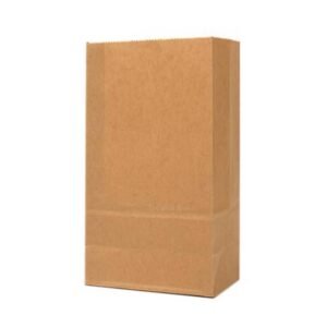 35 LB 9.75" x 6" x 16" Kraft SOS Paper Bags (500/CS)