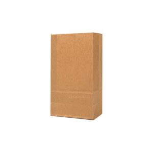 10LB Grocery 6.31 x 4.18 x 13.375 Kraft SOS Paper Bags 500/Case