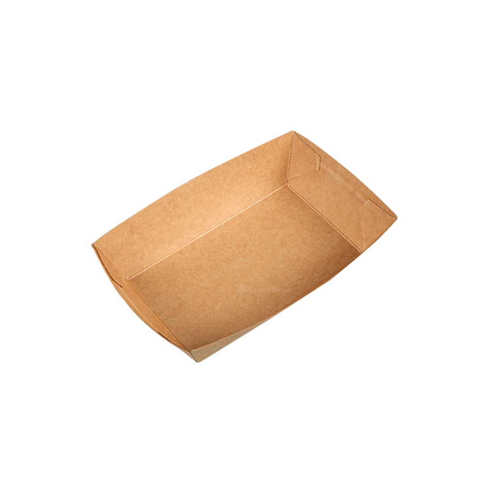#3 Kraft Paper Food Tray (1000/CS)