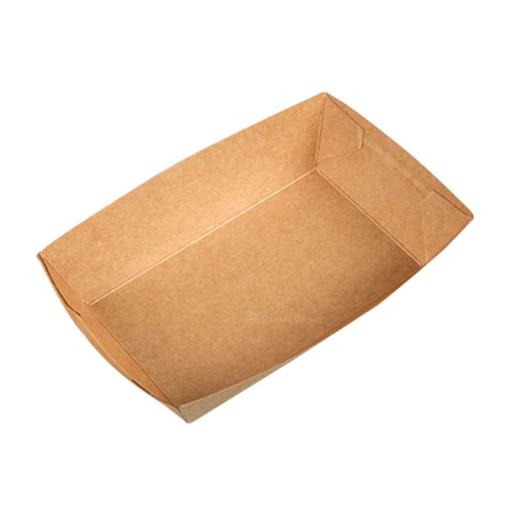 #6 Kraft Paper Food Tray (500/Case)