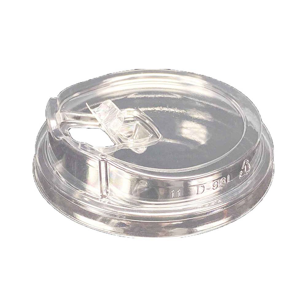 PET Sippy Lid for 12/14/16/20/24oz PET Clear Cold Cups (98mm) (1000/Case)