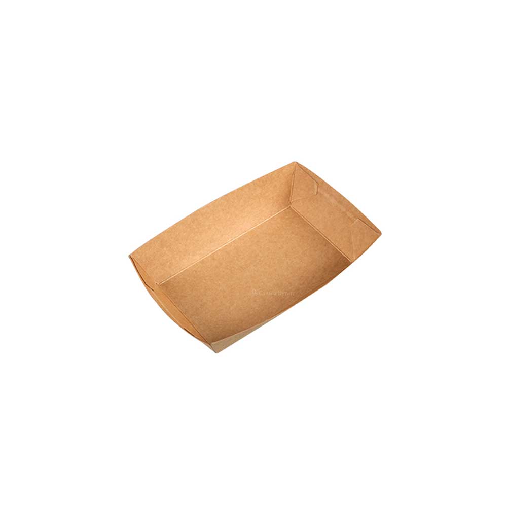 #1 Kraft Paper Food Tray (1000/CS)