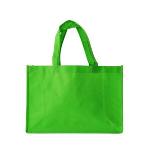 16 x 6 x 12 Green Non Woven Loop Handle Bags 25/Case
