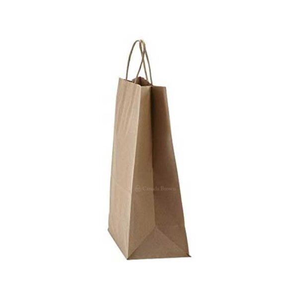 10.43 x 9.84 x 10.43 Kraft Twisted Paper Bags 200/Case