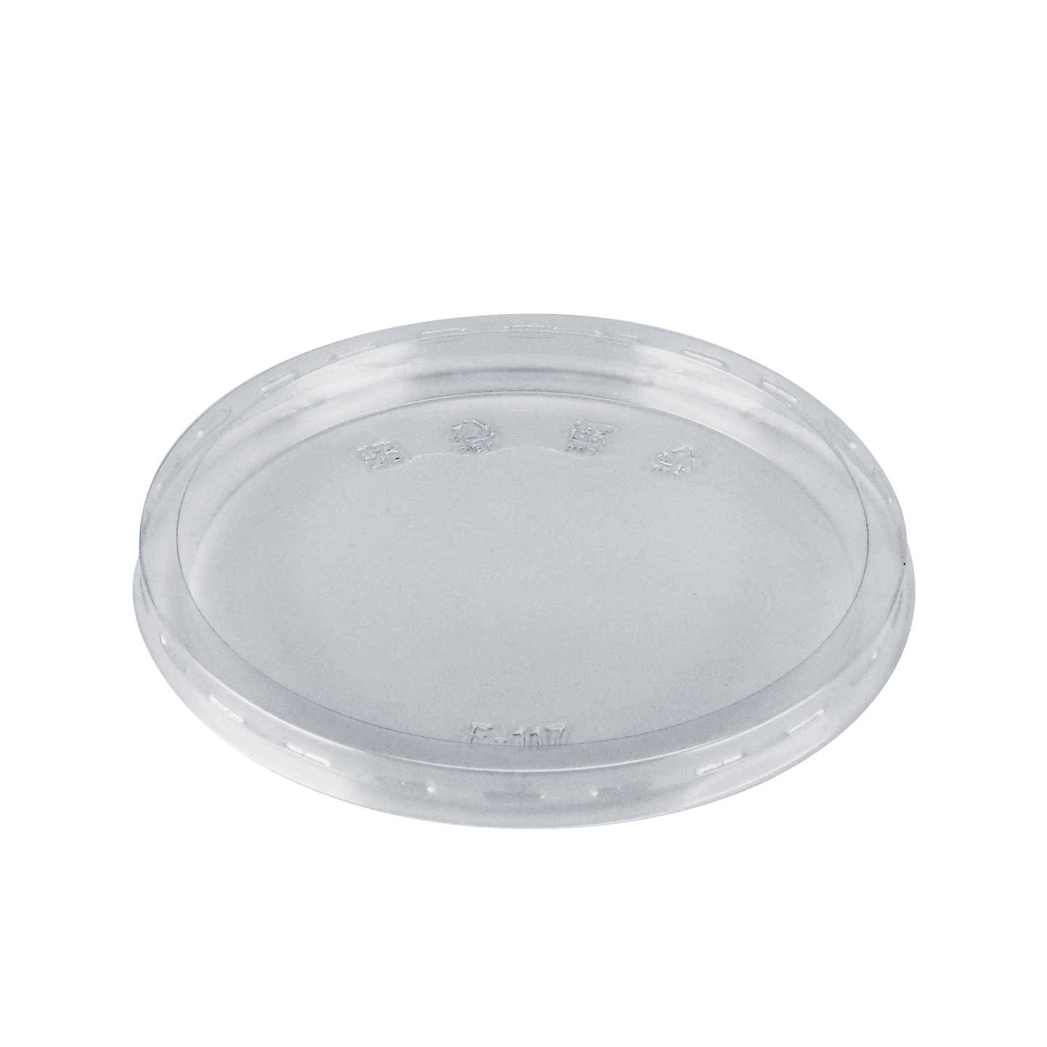 Flat Lid PET for 8oz to 32oz Round Deli Container (500/CS)