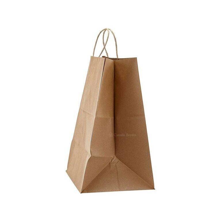 12″ x 7″ x 17″ Kraft Twisted Handle Paper Bags 250/Case