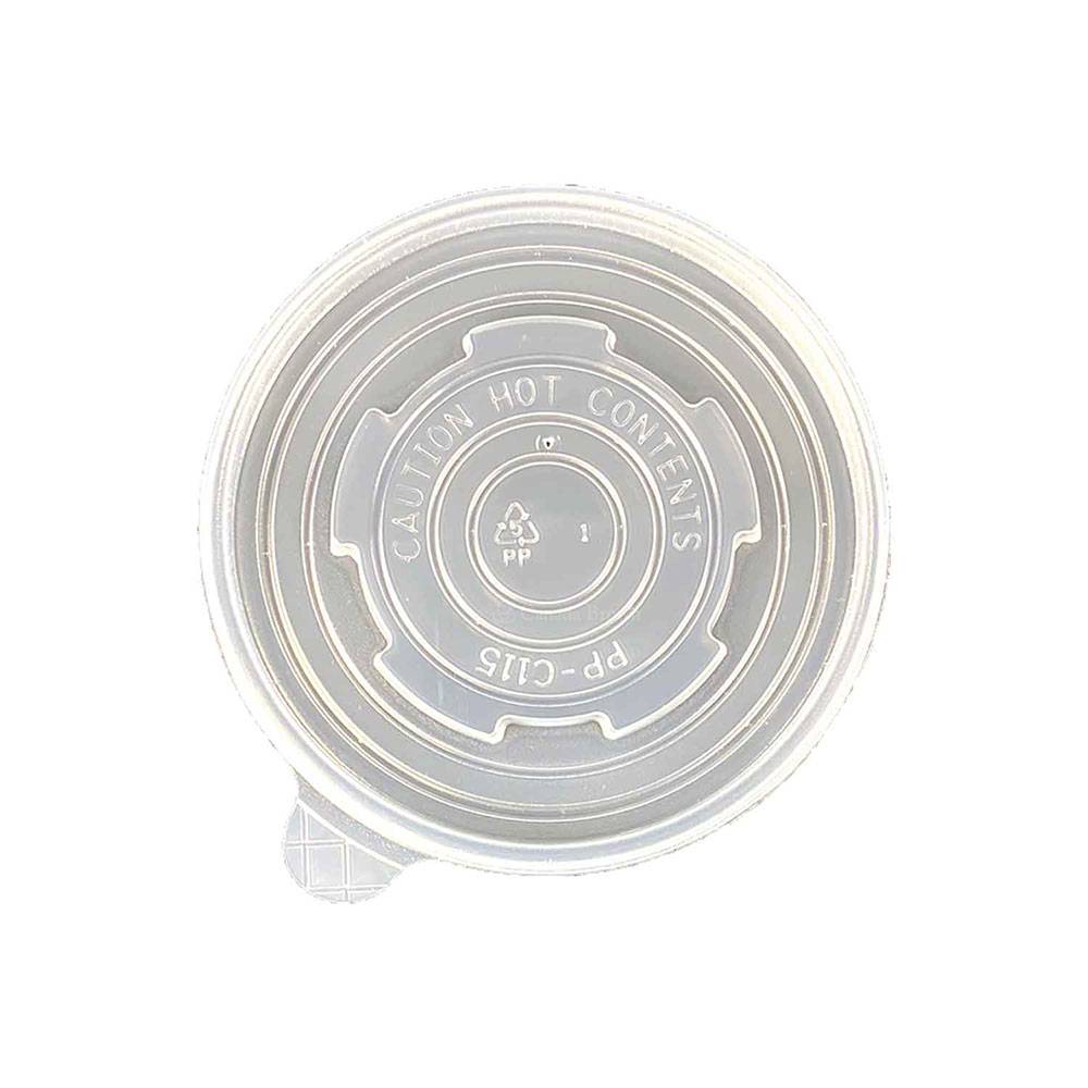 Plastic Vented Lid for 8oz Paper Soup Bowl (1000/Case)