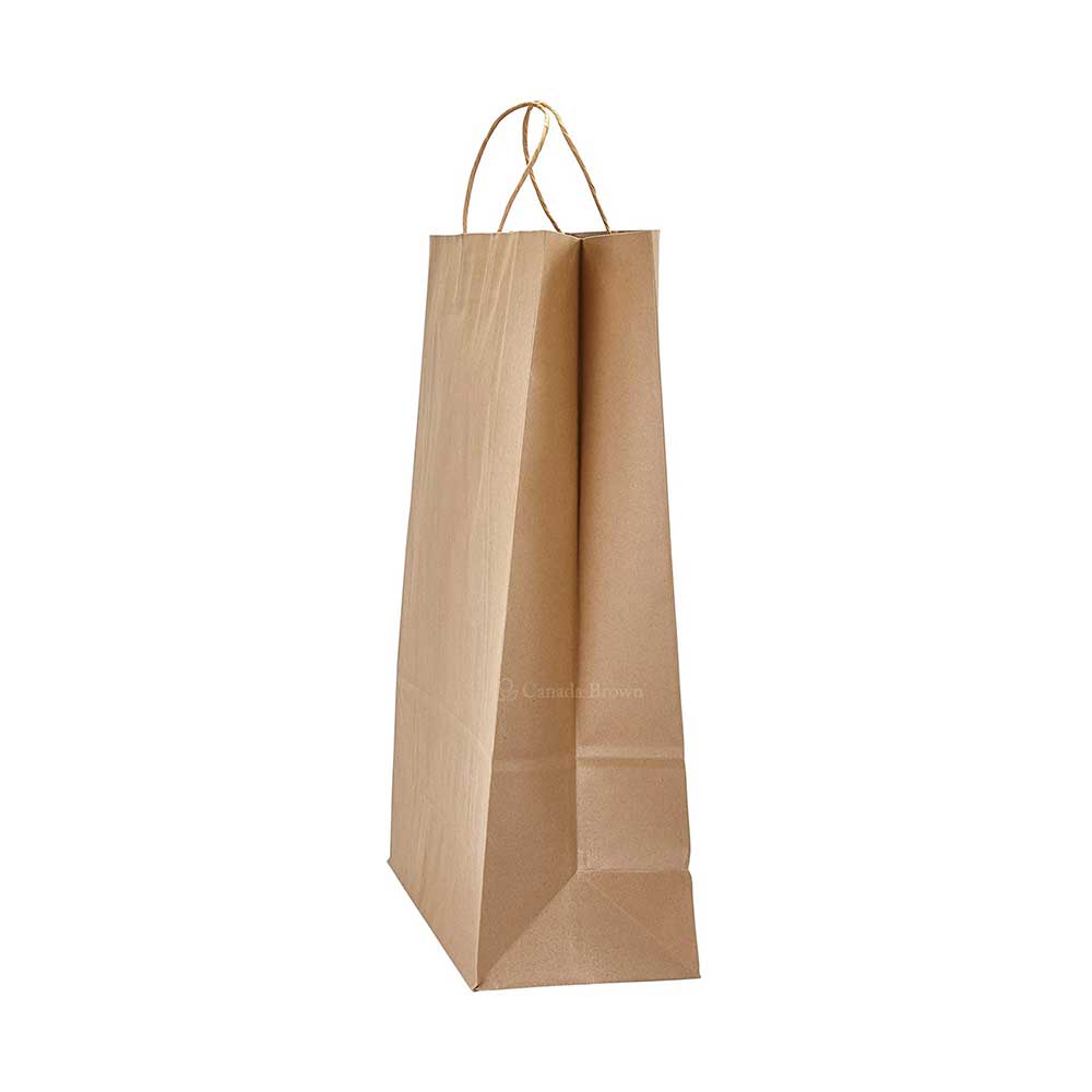 16" x 6" x 19" Kraft Twisted Handle Paper Bags 200/Case
