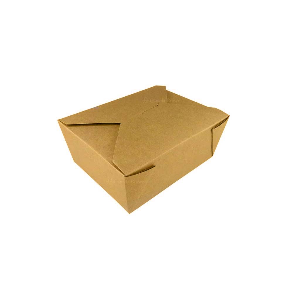 #5 Kraft Paper Takeout Box (450/Case)