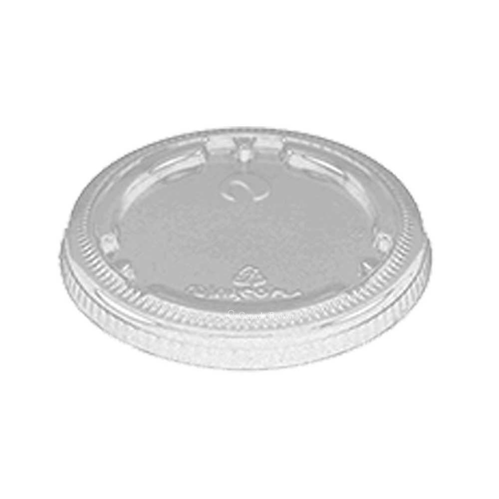 PLA Flat Lid 98mm / NO HOLE for 12-20oz PLA Compostable Cup (100% Compostable) (1000/Case)