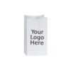 10LB Custom Printed White SOS Paper Bags (500/CS)