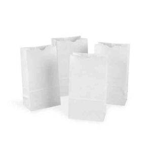 10LB White SOS Paper Bags (500/BNDL)