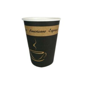 10oz White Single Wall Paper Cup Classic Design Recyclable (1000/CS)