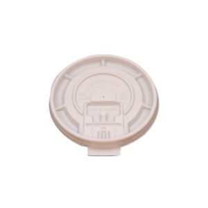 98mm White Flat Lid for 10-24oz Paper Cup (1000/CS)