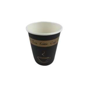 8oz White Single Wall Paper Cup Classic Design Recyclable (1000/CS)