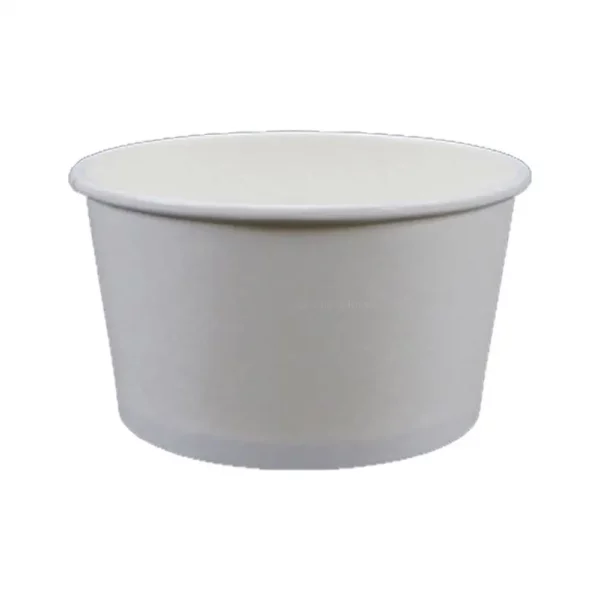 12oz Custom Printed Plain White Paper Food Container (500/CS)