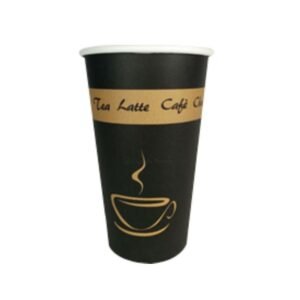 16oz White Single Wall Paper Cup Classic Design (1000/CS)