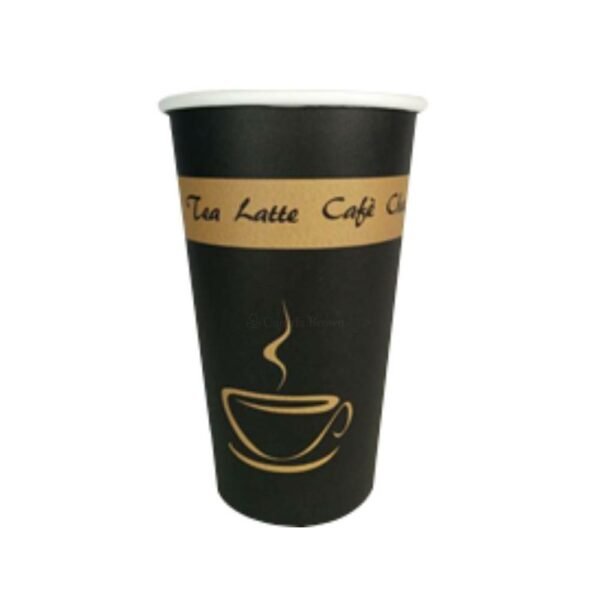 16oz White Single Wall Paper Cup Classic Design (1000/CS)