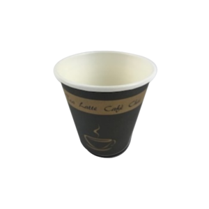 8oz Squat Single Wall Paper Cup Classic Design Recyclable (1000/CS)